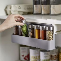 Подвесной органайзер для специй с 7 баночками Spice Rack 378 (205)