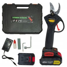 Ножиці-секатор садовий акумуляторний Lithium Scissors 48Vf на 2 акумулятора, Чорний (AMN) Ножиці-секатор садовий акумуляторний Lithium Scissors 48Vf на 2 акумулятора, Чорний (AMN)