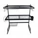 Кухонна полиця-органайзер для раковини Kitchen Rack 75×65×33 см (AMN)