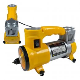 Портативний автомобільний компресор Air Compressor 12В, для шин і надувних виробів (AMN)