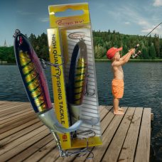 Воблер вертушка boya BY High Quality L1117 / 90 mm / 12,6g / color #4 (988)