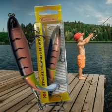 Воблер вертушка boya BY High Quality L1117 / 90 mm / 12,6g / color #5 (988) Воблер вертушка boya BY High Quality L1117 / 90 mm / 12,6g / color #5 (988)