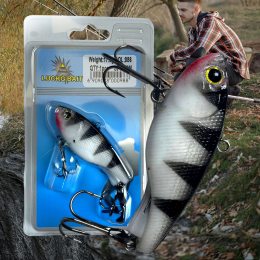 Блешня LuckG Bait силіконова рибка 80 мм / 17,5g / color #086  (988)