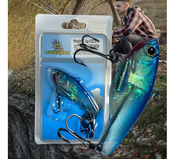 Блесна LuckG Bait силиконовая рыбка 80 мм / 17,5g / color #014  (988)