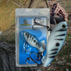 Блешня LuckG Bait силіконова рибка 80 мм / 17,5g / color #121  (988)