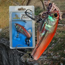 Блешня LuckG Bait силіконова рибка 80 мм / 17,5g / color #081(988)