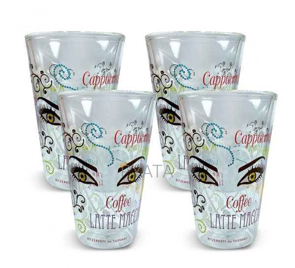 Набір склянок  Glass Ware (Coffe Cappuccino) з подвійними стінками, 300 мл