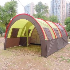 Кемпинговая туннельная палатка с навесом Xue Shan Lang 2790 (130+130+220)х260х200 см 6,5 кг Зеленый (SHRK) Кемпинговая туннельная палатка с навесом Xue Shan Lang 2790 (130+130+220)х260х200 см 6,5 кг Зеленый (SHRK)