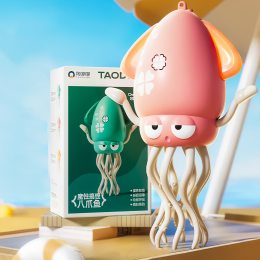 Дитяча інтерактивна іграшка танцюючий восьминіг Squid Toys Dance 158-21C Рожевий (OC)