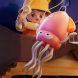 Дитяча інтерактивна іграшка танцюючий восьминіг Squid Toys Dance 158-21C Рожевий (OC)