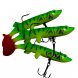 Знімна багаторазова реалістична силіконова приманка Jaixing Soft Lures 15.2g, 10см, 3 шт, колір 007