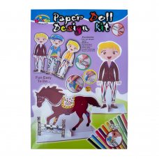 Детский набор для творчества аппликация-раскраска WG50015 «Paper Doll Design Kit» (NI)