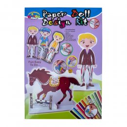 Детский набор для творчества аппликация-раскраска WG50015 «Paper Doll Design Kit» (NI)