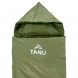 Кемпинговый универсальный термо набор спальный мешок с подушкой TANU -17С°, 350 г/м2, 215х80 см Олива (BR)