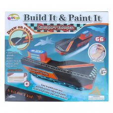 Дитячий набір для творчості з дерев'яними деталями WG30013 "Побудуй авіаносець" (NI) Дитячий набір для творчості з дерев'яними деталями WG30013 "Побудуй авіаносець" (NI)