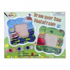 Дитячий набір для творчості з дерев'яними деталями WG30008 "Розфарбуй фоторамку" (NI) Дитячий набір для творчості з дерев'яними деталями WG30008 "Розфарбуй фоторамку" (NI)