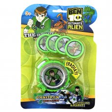 Іграшковий годинник Омнітрікс Ben 10 G01973/0841-4 зі світлом, звуком та дисками для стрільби (NI)