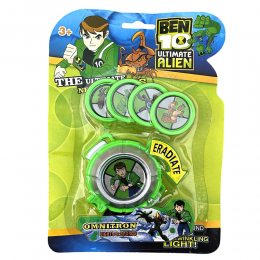 Игрушечные часы Омнитрикс Ben 10 G01973/0841-4 со светом, звуком и дисками для стрельбы (NI)