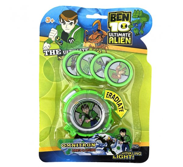 Игрушечные часы Омнитрикс Ben 10 G01973/0841-4 со светом, звуком и дисками для стрельбы (NI)