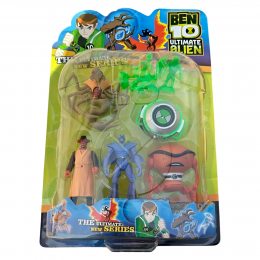 Игровой детский набор из 4 светящихся фигурок G01967/0803-8 герои мультфильма BEN10 5 серии + часы (NI)