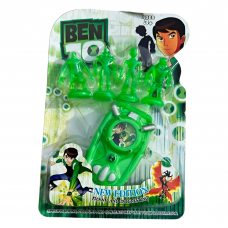 Інтерактивний дитячий телефон зі світлом та звуком та 4 пластикові фігурки G11952/0841A-3 BEN10 (NI)