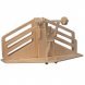 Деревянные 3D пазлы Woodcraft S021 Стойка для ручек «Тяжелая атлетика» 2 пластины, сборная модель (NI)