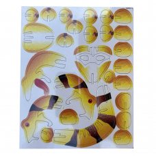 Кольорові 3D пазли МC006 Змія 2 пластини від 4 років (NI)