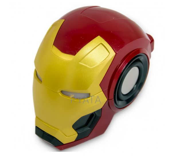 Портативна безпровідна Bluetooth колонка Stereo Bit Speakers Iron Man Golden (YAB)