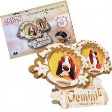 Сборные модели Знаки Зодиака: Близнецы GPF108 деревянный 3D конструктор 4 пластины (NI)
