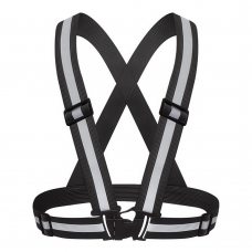 Светоотражающий яркий ремень безопасности с высокой видимостью FG-BX/P-1605 Черный (YAB/JS)