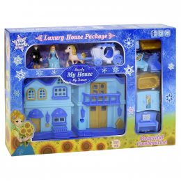 Детский игровой двухэтажный кукольный домик Beauty My House My Dream BS866 (AHMD)