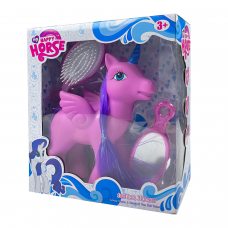 Дитячий набір іграшок єдинороги з гребінцем і дзеркальцем в комплекті My happy horse EN71-6P (AHMD) Дитячий набір іграшок єдинороги з гребінцем і дзеркальцем в комплекті My happy horse EN71-6P (AHMD)