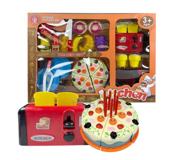 Игровой набор кухонной техники "Fengmei Kitchen K-8835 "Тостер, печь и еда", 3+ (AHMD)