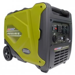 Генератор бензиновый однофазный на колесах с ручным запуском EP8700S-INV-EW Euro Power на 4.5-5 кВт (ISML)