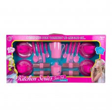 Дитячий ляльковий кухонний набір для чаювання Kitchen Series Tea-Set CH-08 24 предмети (AHMD)