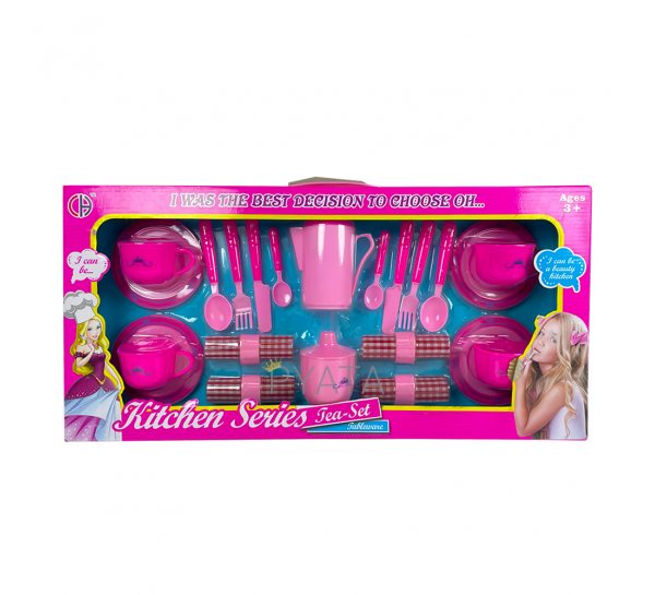 Детский кукольный кухонный набор для чаепития Kitchen Series Tea-Set CH-08 24 предмета (AHMD)