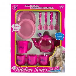 Детский кукольный кухонный набор для чаепития Kitchen Series Tea-Set CH-01B 14 предметов (AHMD)