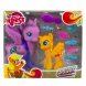 Детский набор игрушек единороги с расческой в комплекте My happy horse EN71-6P/L-A17 3+ (AHMD)