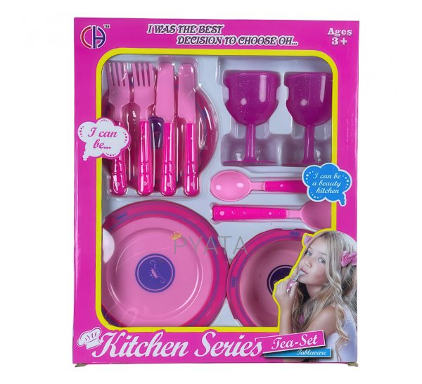 Детский кукольный кухонный набор для чаепития Kitchen Series Tea-Set CH-01 14 предметов (AHMD)