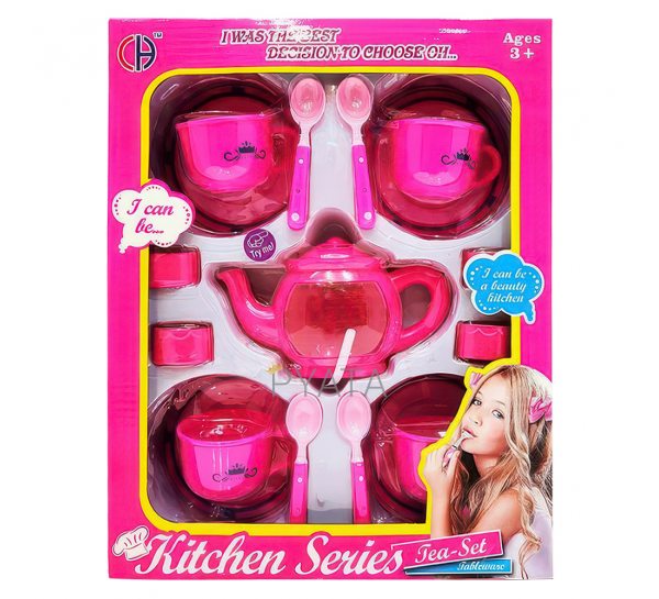 Детский кукольный кухонный набор для чаепития Kitchen Series Tea-Set CH-01B-1 17 предметов (AHMD)