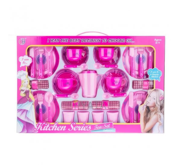 Детский кукольный кухонный набор для чаепития Kitchen Series Tea-Set CH-05-B2 35 предметов (AHMD)