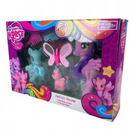 Детский набор игрушек единороги с аксессуарами My happy horse NL-A-23-3 (AHMD)