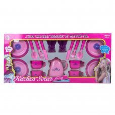 Дитячий ляльковий кухонний набір для чаювання Kitchen Series Tea-Set CH-08 18 предметів (AHMD)