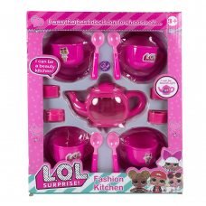 Детский кукольный кухонный набор для чаепития чайник с чашками LOL CH-02 (AHMD)