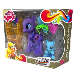 Набір іграшкових поні My Happy Horse Rainbow Power (Модель L-A17)  (AHMD)
