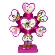 Музична фоторамка у формі вітрячка Music photo frame LM77 B-1 Рожевий (AHMD)