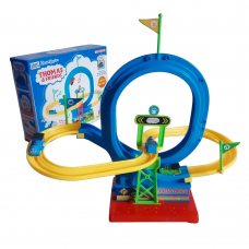 Детский игровой набор гоночный трек-горка с машинками Roller Coaster Cars 551A-23 13 предметов (AHMD)