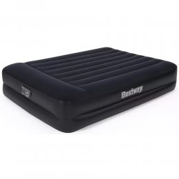 Надувная кровать со встроенным насосом с подголовником и встроенным электронасосом BestWay 67403 203 см (LM)