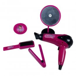 Детский игрушечный набор стилиста-парикмахера фен, зеркало Fashion Princess MDX556-2 (AHMD)