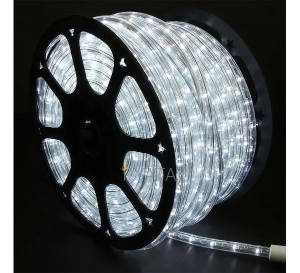 Светодиодная лента LED 2835 60 диодов/м, 4.8Вт, IP67, 220В, 50м — холодный белый свет (влагозащита) (YAB)